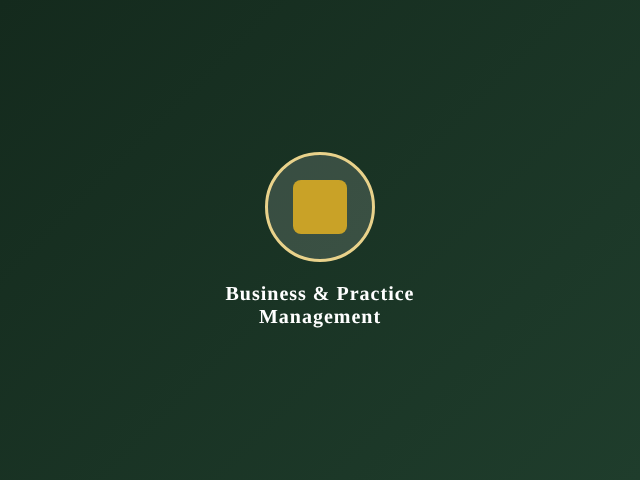 Business & Practice Management